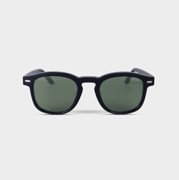 Vaanyard SONAR. Black Gloss | G15 Green Sunglasses