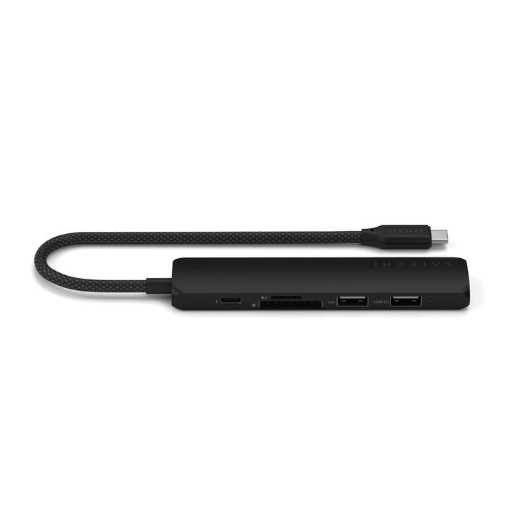 Satechi 6-in-1 USB-C Slim Multi-Port Adapter Black