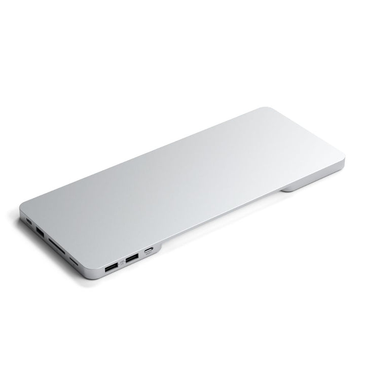 Satechi USB-C Slim Dock for 24” iMac Designed to fit the 2021 iMac (24-inch) exclusively, the Satechi USB-C Slim Dock for 24” iMac provides a built-in enclosure to add external storage to your iMac and convenient access for all your most-loved ports and p