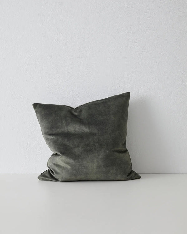 Ava Jade Cushion - Velvet Soft & Versatile Color Discover Ava Jade, a luxurious cushion in a rich green hue with velvet texture. Shop now for style and comfort!