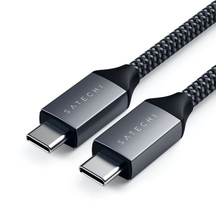 Satechi USB-C to USB-C 100W Charging Cable - 2m The Satechi USB-C to USB-C Charging Cable is your high-speed charging solution for Type-C devices. Featuring reversible USB-C connectors on each side, the cable fully supports Power Delivery and data transfe