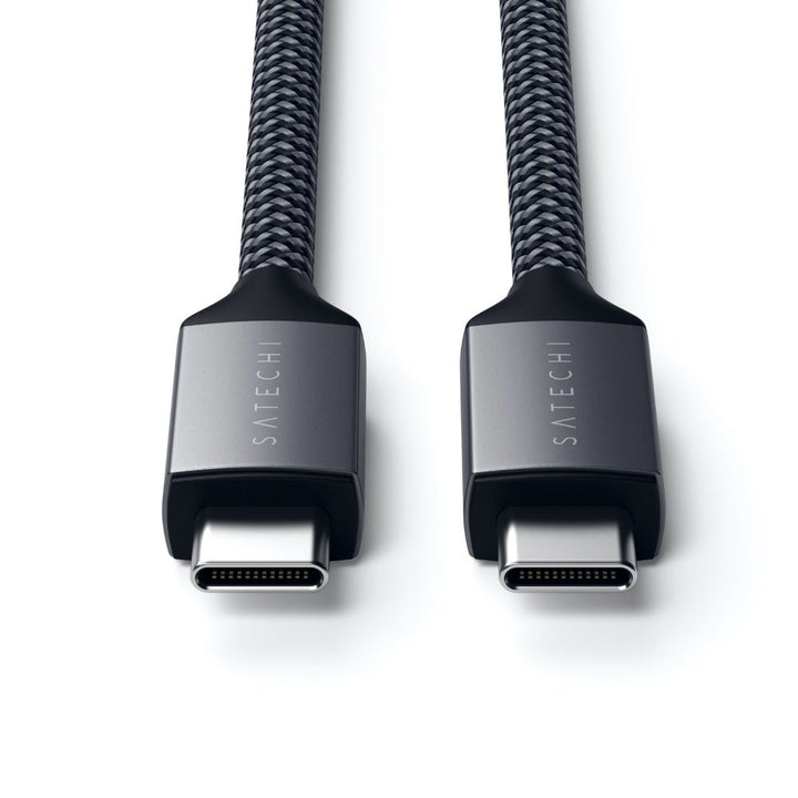 Satechi USB-C to USB-C 100W Charging Cable - 2m The Satechi USB-C to USB-C Charging Cable is your high-speed charging solution for Type-C devices. Featuring reversible USB-C connectors on each side, the cable fully supports Power Delivery and data transfe