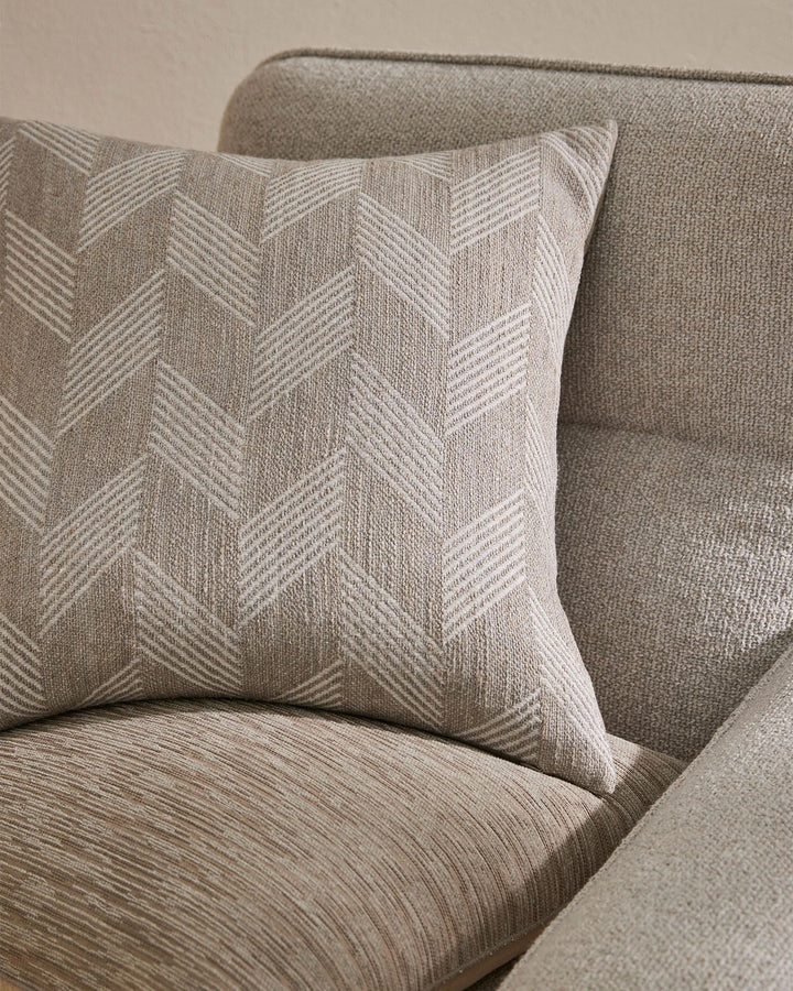 Dania Oyster A contemporary, plain with a woven texture that is both soft to touch and durable. A timeless design with visual interest. Dania has an earthen, naturalistic palette, making it versatile for any space. Trending in colour, Oyster is a warm two