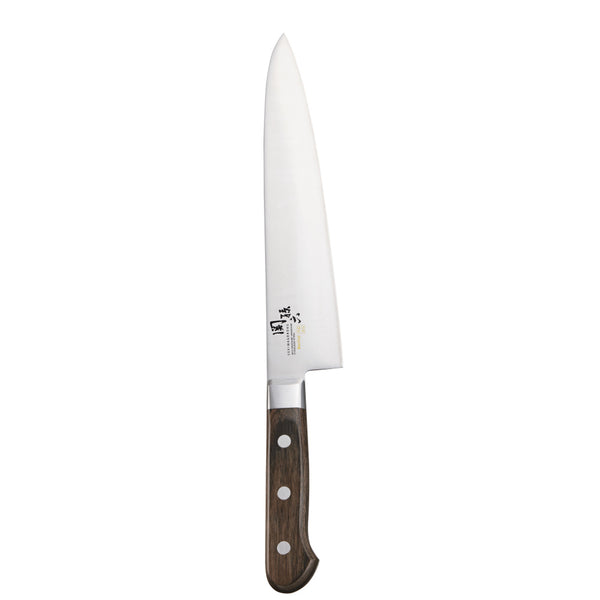 Buy online & save Shun Benifuji Chefs Knife 24cm |Shun |BEON.COM.AU ‌‌The Shun Benifuji series is a great range for the experienced home cooks and chef enthusiasts.  Constructed from 3A stainless steel, each blade is subjected to 3 chamfering process, this reduces the friction against food and the blade.  The knives are then finished with a special grinding proce... Shun at BEON.COM.AU