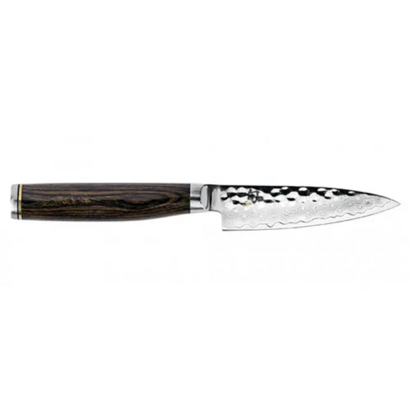 Buy online & save Shun Premier Paring Knife 10cm |Shun |BEON.COM.AU The Shun Premier Paring Knife is perfect for those small chopping tasks in the kitchen, the ideal kitchen prep knife. The Premier range of knives from Shun are made with the same high standard as all other Shun knives. Each knife will take 100 hand crafted steps to complete, giving you a much mor... Shun at BEON.COM.AU