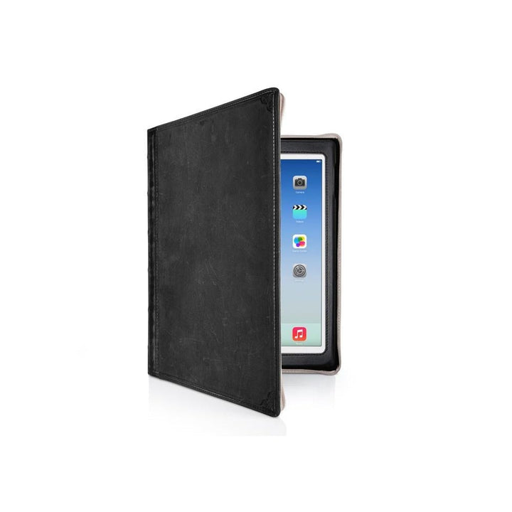 Buy online & save BookBook for iPad Air / 9.7 - Classic Black |Twelve South |BEON.COM.AU The real story is about protection.The BookBook for iPad is designed to keep your iPad safe and secure as you shuttle it from place to place. A soft, suede interior protects the iPad finish, while two hardback covers with reinforced corners provide impact protection. Dual zippers seal the deal, w... Twelve South at BEON.COM.AU