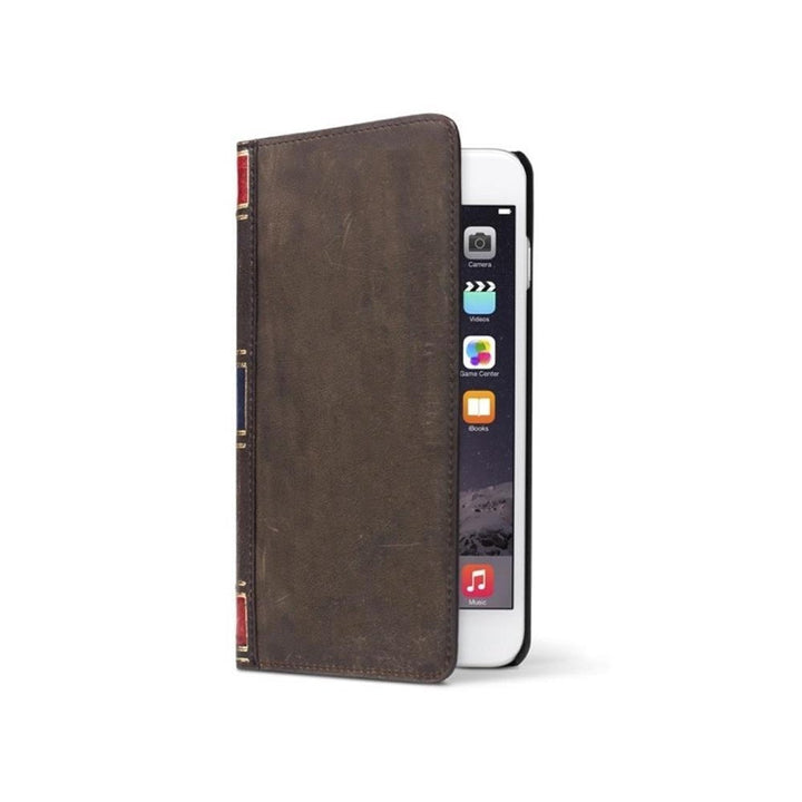 Buy online & save BookBook for iPhone 6/6s Plus - Brown |Twelve South |BEON.COM.AU Three stories. One incredible BookBook.BookBook for iPhone 6/6s Plus is an all-new wallet case, hands-free stand and removable shell – wrapped up in one gorgeous, vintage leather book. BookBook has pockets to hold your ID, cards and cash. It now folds into a display stand for hands-free FaceTime ... Twelve South at BEON.COM.AU