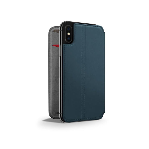 Buy online & save SurfacePad for iPhone X - Teal |Twelve South |BEON.COM.AU Minimal. Functional. And oh so beautiful.SurfacePad for iPhone was designed for those who crave a thinner minimal iPhone cover - and not a "big styrofoam helmet" as Jerry Seinfeld would say. This super thin, luxury leather cover protects the front and back of your iPhone from common haz... Twelve South at BEON.COM.AU