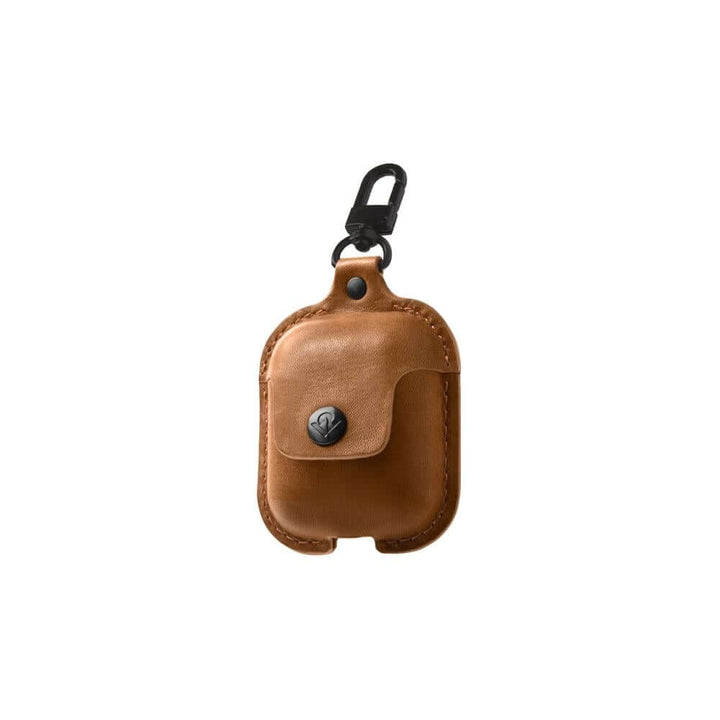 Buy online & save AirSnap for AirPods - Cognac |Twelve South |BEON.COM.AU Carry your AirPods in a leather road case.AirSnap is a full-grain leather case tailored to protect your AirPods while also keeping them close at hand. Slip your AirPods Charging Case into AirSnap, fasten the metal snap and your pricey ear buds are safe and sound. With the handy cutout on the bott... Twelve South at BEON.COM.AU