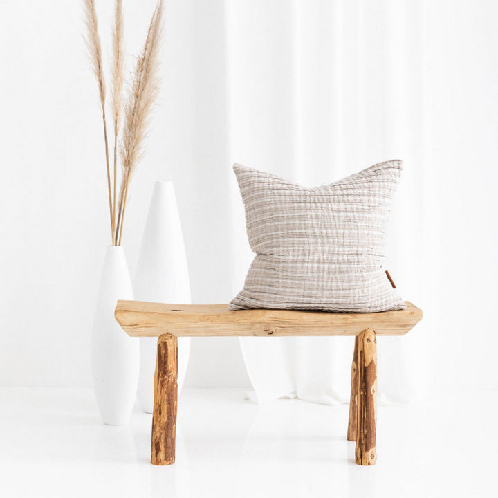 Buy and Save on The Airlie Linen Cushion - 55x55 Cushions | Meet the Airlie Linen Blend Cushion. Designed in Australia and handcrafted in Lithuania from the finest linen cotton blend fabric, The Airlie Linen Cushion comes in 3 sizes and 3 stunning colour-