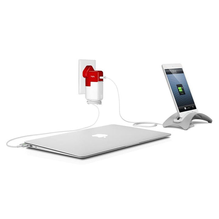 Buy online & save PlugBug World |Twelve South |BEON.COM.AU Dual charger for the world PlugBug World is a 2.1Amp USB wall charger that attaches to, and converts, any MacBook Power Adapter into a dual charger that works in any major country. PlugBug World lets you charge your MacBook Pro + iPad or iPhone simultaneously, from one outlet. How? PlugBug World ... Twelve South at BEON.COM.AU