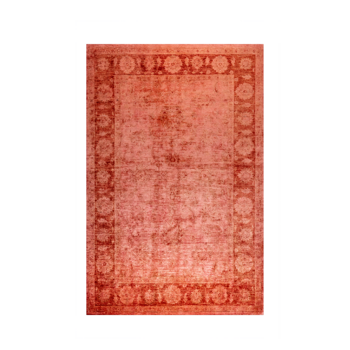 Buy Authentic Fine Afghan Overdyed Chobi Afghan Rugs made in Afghanistan at BEON | Size: 165x235cmFoundation: CottonPile: Handspun WoolShape: Rectangular This Chobi overdyed is a beautiful transitional rug in a muted distressed palette of soft red colours