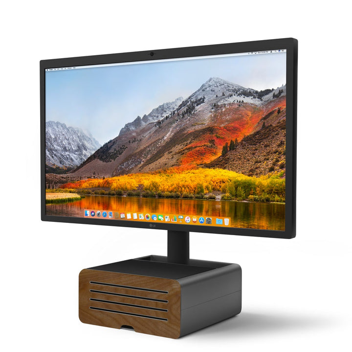 Buy online & save HiRise Pro for iMac and Display |Twelve South |BEON.COM.AU   HiRise Pro elevates iMacs &amp; Displays to a whole new stratosphere. HiRise Pro is a beautiful, height-adjustable modern stand that boosts your iMac, iMac Pro, or external display, for reduced neck strain while working. To reduce desk clutter, the all metal stand doubles as a gear garage f... Twelve South at BEON.COM.AU