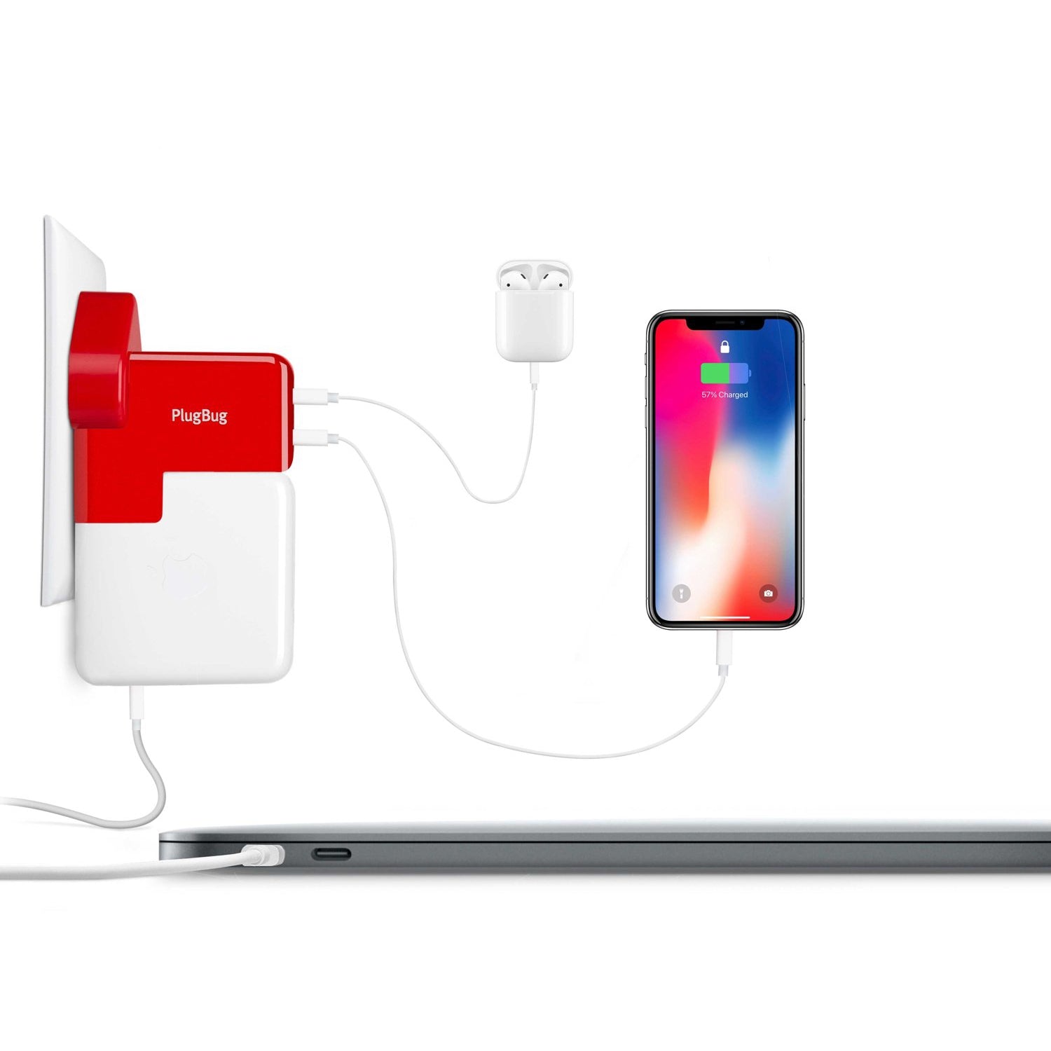 BEON.COM.AU Supercharge your MacBook charger. Congrats - you’ve got the newest MacBook with USB-C. Uh-oh, it doesn’t charge most of your other gear - your iPhone, iPad, wireless headphones, battery pack, Magic Mouse, etc. PlugBug Duo to the rescue! Snap PlugBug Duo onto your Apple MacBook power adapter and a... Twelve South at BEON.COM.AU