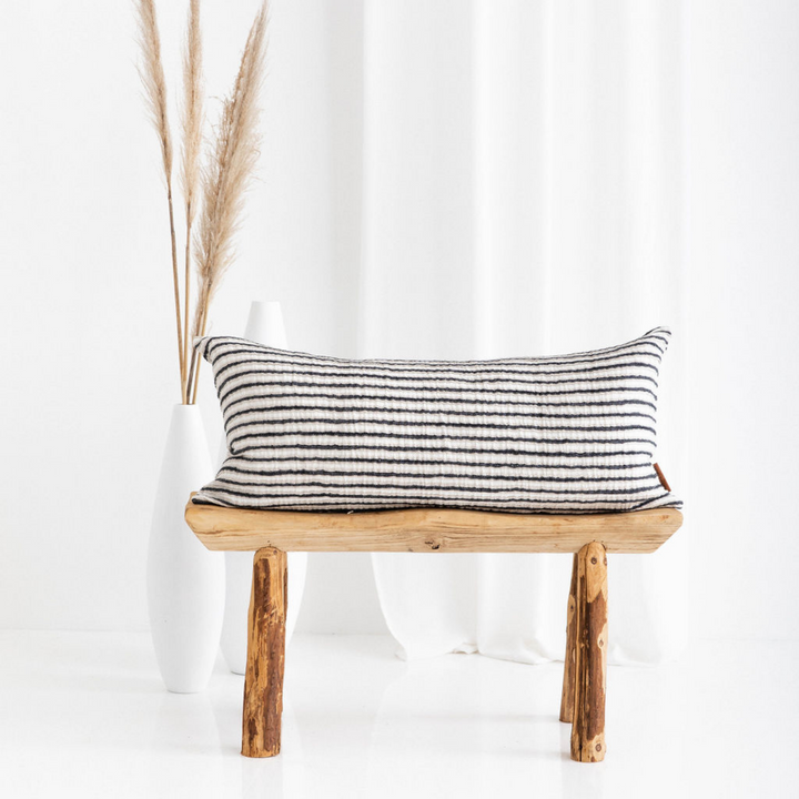 Buy and Save on The Airlie Linen Cushion - 40x90 Cushions | Meet the Airlie Linen Blend Cushion. Designed in Australia and handcrafted in Lithuania from the finest linen cotton blend fabric, The Airlie Linen Cushion comes in 3 sizes and 3 stunning colour-