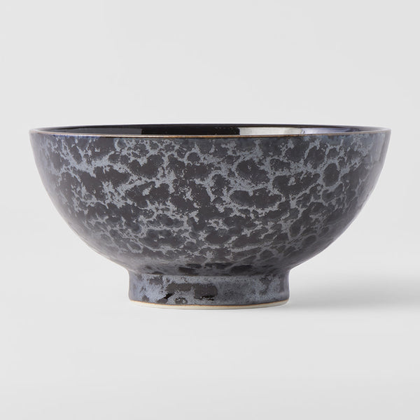 Udon Noodle Bowl in Black Pearl Glaze