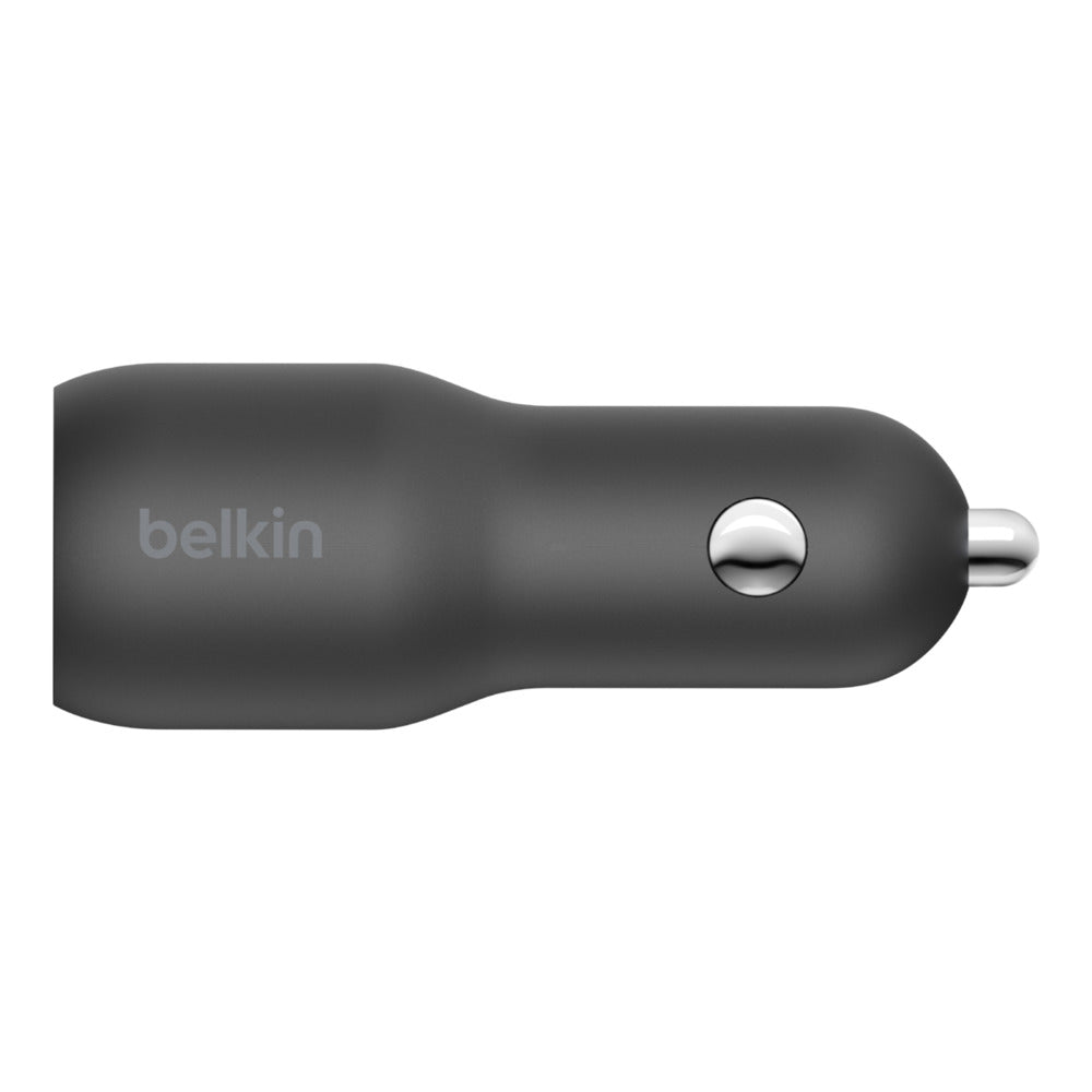 Belkin BoostCharge Dual Car Charger with PPS 37W USB-C/USB-A Ports CCB004BTBK Belkin