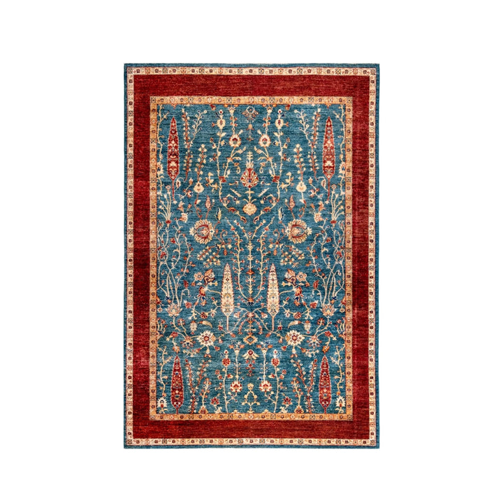 Buy Authentic Fine Afghan Sultan Afghan Rugs made in Afghanistan at BEON | Size: 207x300cmFoundation: CottonPile: Handspun WoolShape: Rectangular Hand knotted and meticulously crafted by Afghan artisans in Afghanistan, this stunning Afghan-Sultan rug is m