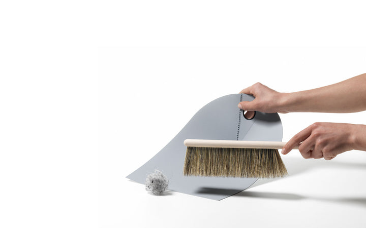NORMANN COPENHAGEN | Dustpan & Broom - Light Grey | Dustpan & Broom | BEON.COM.AU