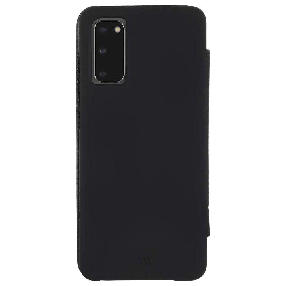 Samsung Galaxy S20 (6.2") Casemate Leather Wallet Card Folio Case - Black CM042098 Casemate