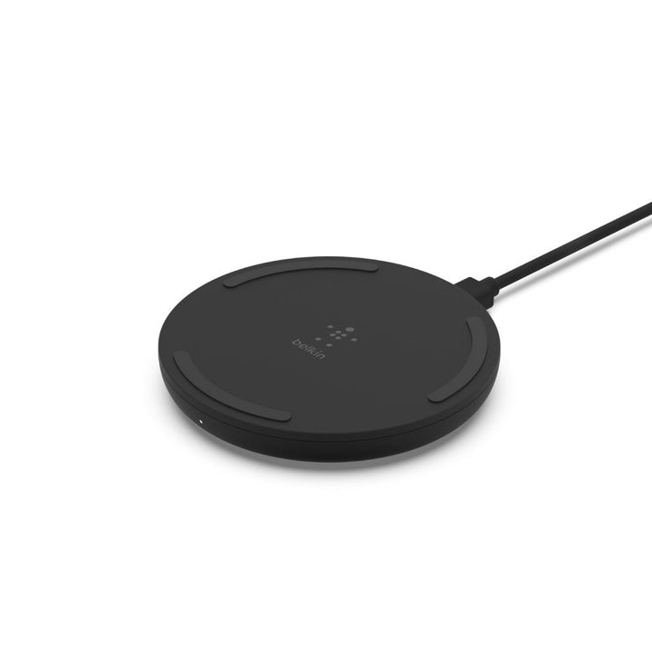 BELKIN BOOSTCHARGE Wireless Charging Pad 15W + QC 3.0 24W Wall Charger - Black WIA002AUBK Belkin