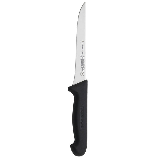 Buy online & save Four Seasons Stiff Boning Knife 6 Inch (15.2cm) |Messermeister |BEON.COM.AU 5013 6         Four Seasons 6 Inch Stiff Boning Knife An essential knife for butchers, the Messermeister Four Seasons 6 Inch Boning Knife is designed to remove bones from meat, poultry and game. The tapered pointed blade provides excellent control and precision for cutting tasks that render maxim... Messermeister at BEON.COM.AU