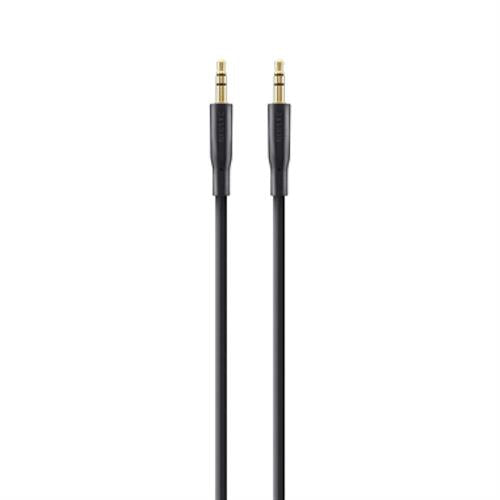 BELKIN ESSENTIAL STEREO 3.5MM GOLD PLATED AUDIO AUX 2 METER CABLE F3Y117QE2M Belkin