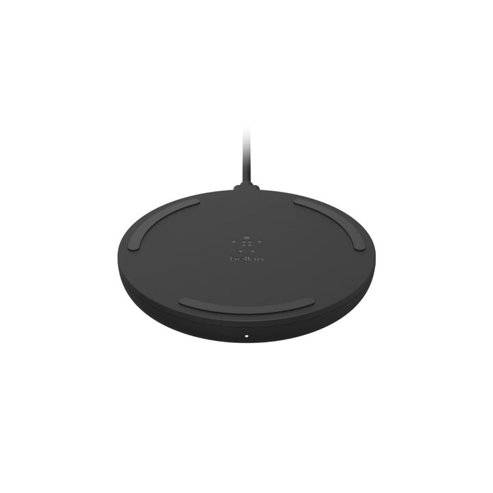 BELKIN BOOSTCHARGE Wireless Charging Pad 15W + QC 3.0 24W Wall Charger - Black WIA002AUBK Belkin