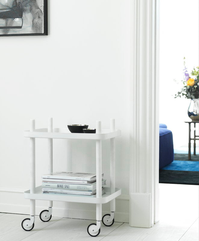 NORMANN COPENHAGEN | Block Table - White/White | Shelving Unit | BEON.COM.AU