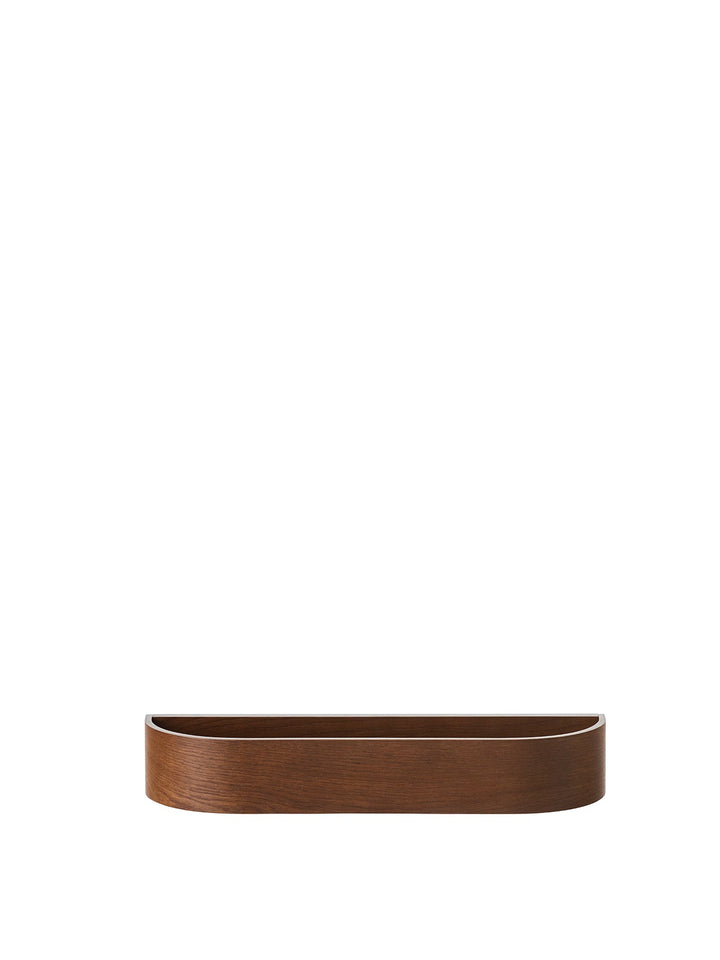 Epoch Shelf 50 (Width 50 cm), Dark Stained Oak / Black