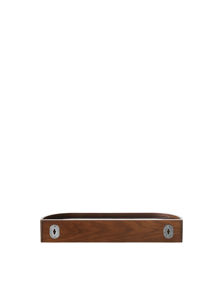 Epoch Shelf 50 (Width 50 cm), Dark Stained Oak / Black