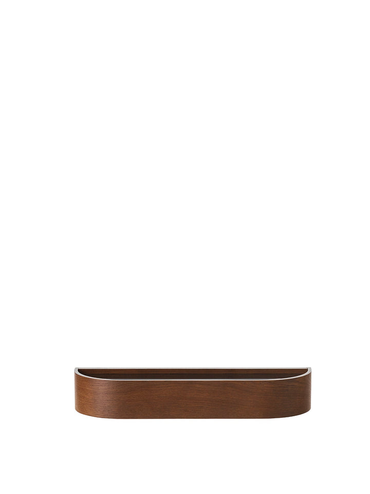 Epoch Shelf 50 (Width 50 cm), Dark Stained Oak / Black