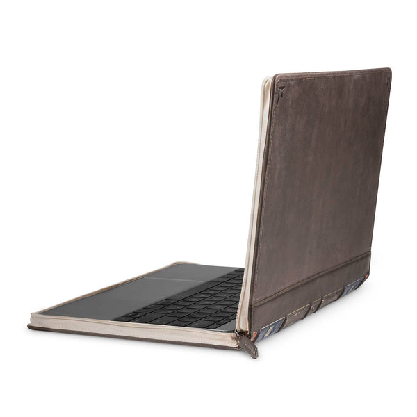 BookBook Vol. 2 for MacBook, Vintage leather case with document storage - Twelve South