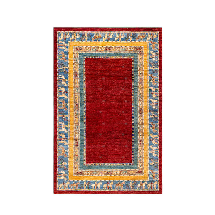 Buy Authentic Afghan Fine Chobi Afghan Rugs made in Afghanistan at BEON | Size: 170x250cmFoundation: CottonPile: Handspun WoolShape: Rectangular Hand knotted and meticulously crafted by Afghan artisans in Afghanistan, this stunning Chobi rug is made out o