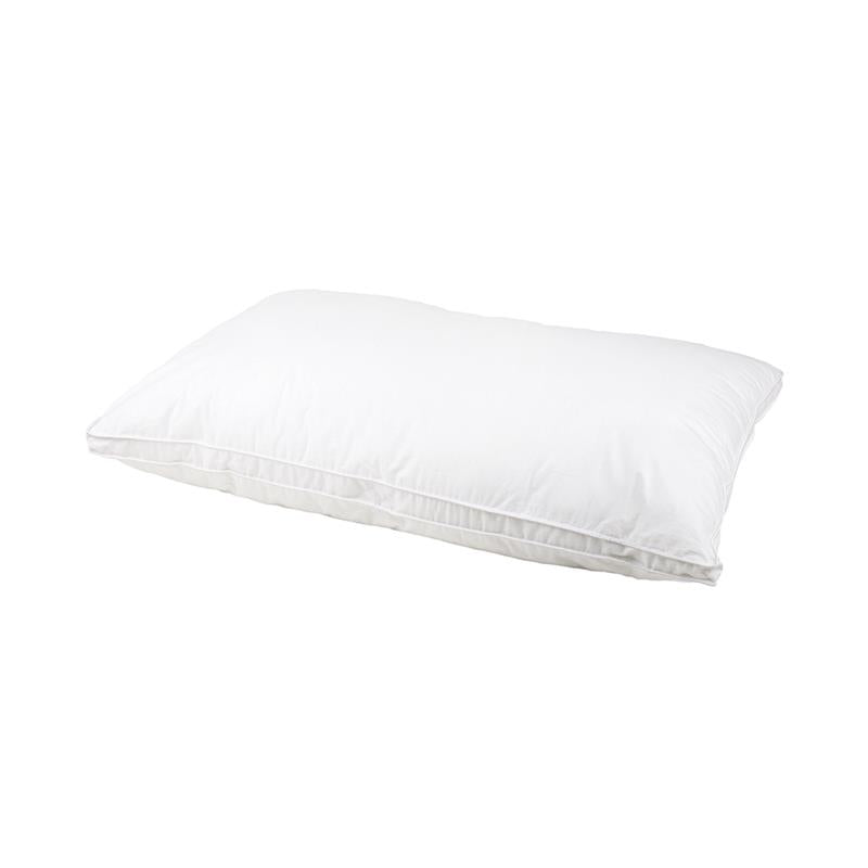 BEON.COM.AU The Chateau pillows are a good quality pillow with a micro denier polyester fill. The cover is a soft cotton fabric with satin piping around the edges and a 2.5cm gusset. Perfect for a hotel quality sleep!   Composition: Cotton Cover, Polyester Micro-Down fill Size Information: Standard: 48 x 73c... at BEON.COM.AU