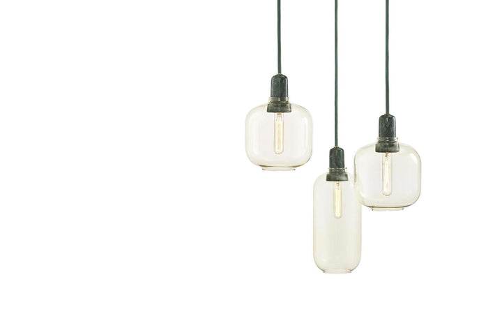 NORMANN COPENHAGEN | Amp Lamp - Gold/Green - (Small & Large) New Without Box | Ceiling Pendants | BEON.COM.AU