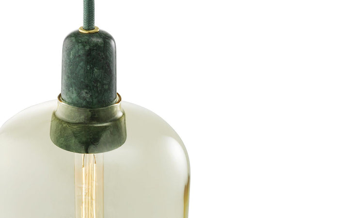 NORMANN COPENHAGEN | Amp Lamp - Gold/Green - (Small & Large) New Without Box | Ceiling Pendants | BEON.COM.AU