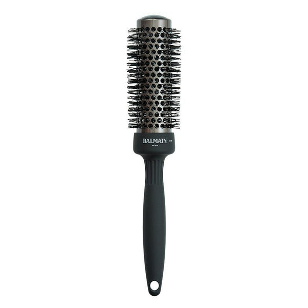 Buy Balmain Paris Black Ceramic Hairbrush 33Mm | Hairbrushes | by Balmain Paris Hair Couture at BEON.COM.AU