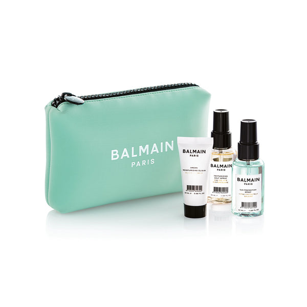 Buy Balmain Paris Green Cosmetic Bag (Limited Edition) | Balmain Bags | by Balmain Paris Hair Couture at BEON.COM.AU