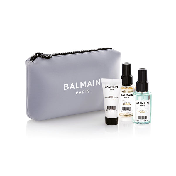 Buy Balmain Paris Lavender Cosmetic Bag (Limited Edition) | Balmain Bags | by Balmain Paris Hair Couture at BEON.COM.AU