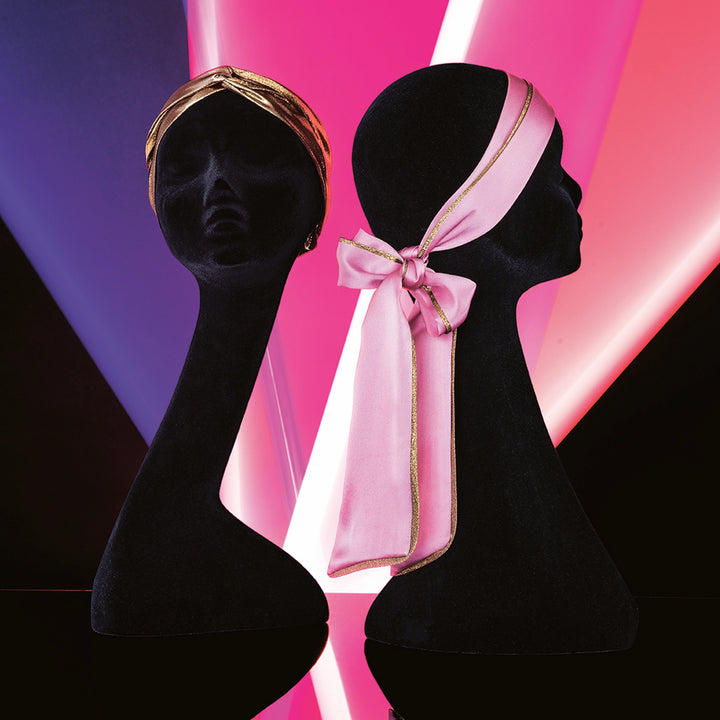 Buy Balmain Paris Silk Hair Scarf Pink (Limited Edition) | Hair Scarfs | by Balmain Paris Hair Couture at BEON.COM.AU