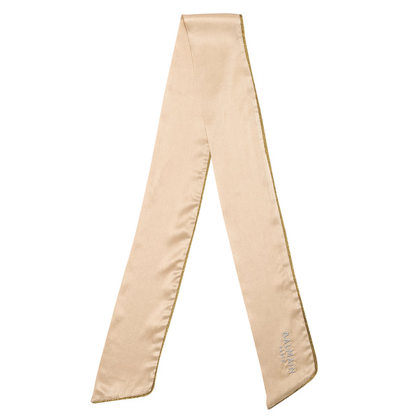 Buy Balmain Paris Silk Hair Scarf Gold (Limited Edition) | Hair Scarfs | by Balmain Paris Hair Couture at BEON.COM.AU