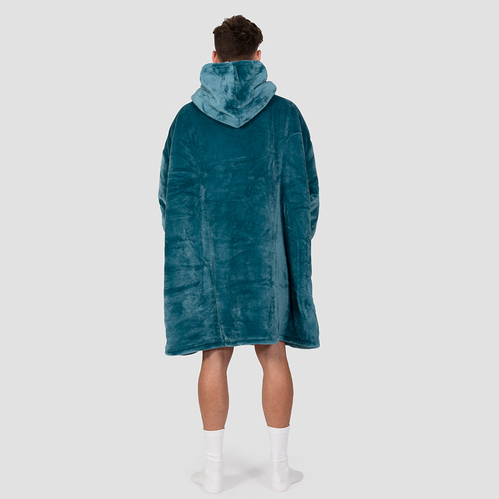 BEON.COM.AU The latest in ultimate couch comfort! The Blanket Hoodie combines the warmth, softness and size of a blanket with the extra creature comforts of a hooded jumper, such as the sleeves, the hood and the handy pocket at the front. Featuring a stretchy ribbed cuff that makes sure the sleeves don't... at BEON.COM.AU