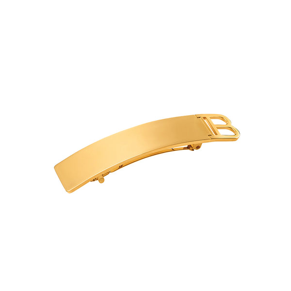 Balmain Paris Medium B Gold Barrette (Limited Edition)