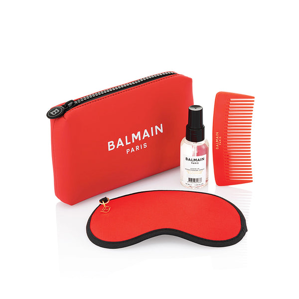 Buy Balmain Paris Coral Red Cosmetic Bag (Limited Edition) | Balmain Bags | by Balmain Paris Hair Couture at BEON.COM.AU