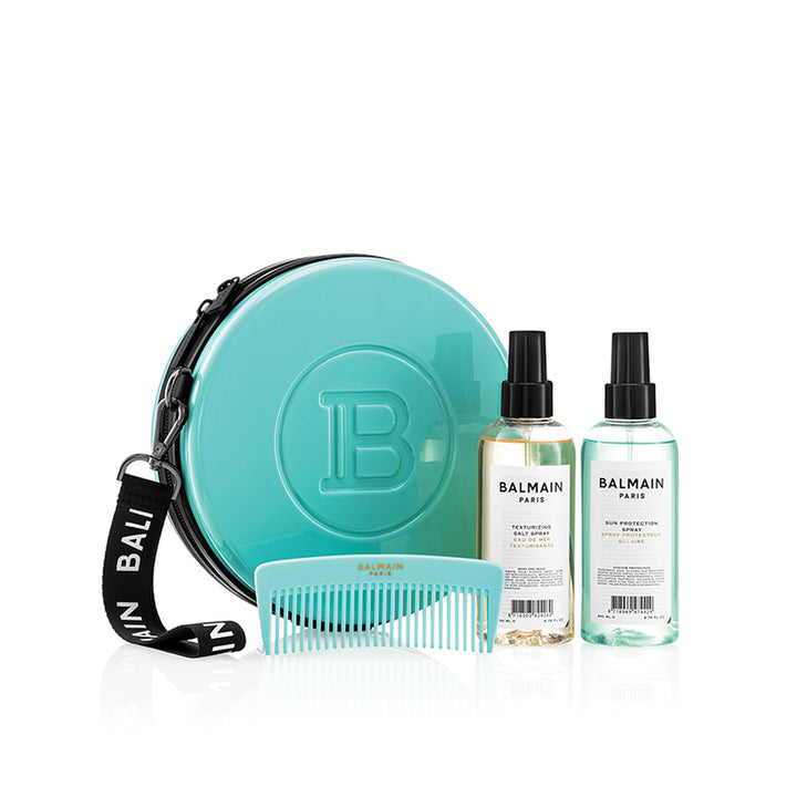 Buy Balmain Paris Turquoise Backstage Session Case (Limited Edition) | Limited Edition | by Balmain Paris Hair Couture at BEON.COM.AU