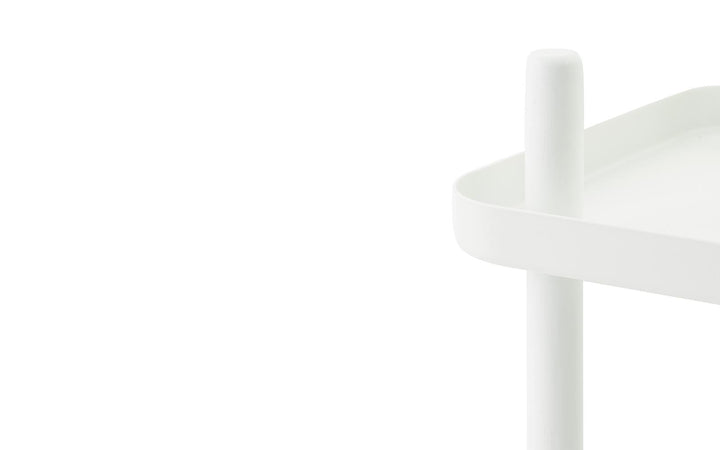 NORMANN COPENHAGEN | Block Table - White/White | Shelving Unit | BEON.COM.AU