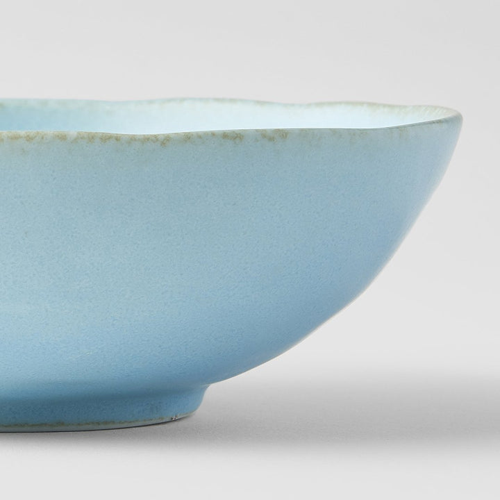 Soda Blue Medium Open Oval Bowl