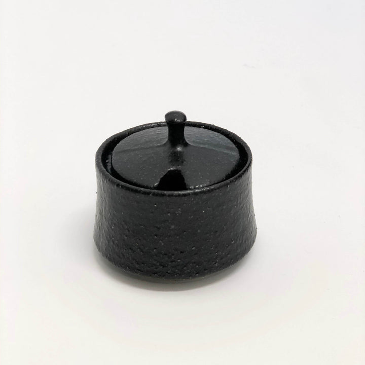 Save on Matte Black Sugar Pot Made in Japan at BEON. 6cm diameter x 4cm height Sugar pot in Matte Black design. Use this beautiful sugar pot to keep sugar. Handmade in JapanMicrowave and dishwasher safe