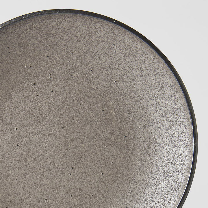 Save on Earth Round Dinner Plate Made in Japan at BEON. 25cm diameter Dinner plate in Earth design The Earth range features a unique glaze with rustic tones with a focus on simple texture. When turned toward to the light, it shimmers silver. These are great as dinner plates or serving plates with colourful dishes.Handcrafted in JapanMicrowave and dishwasher safe